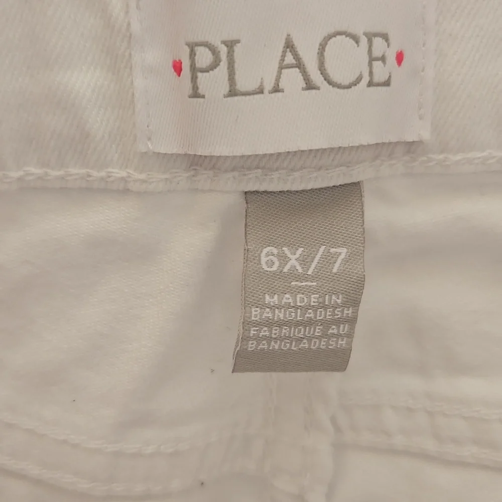 NWT The Children's Place girls white shorts